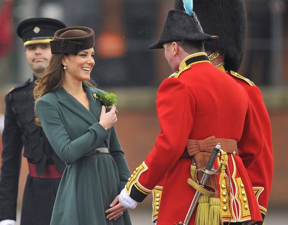 The Duchess of Cambridge on St. Patricks Day