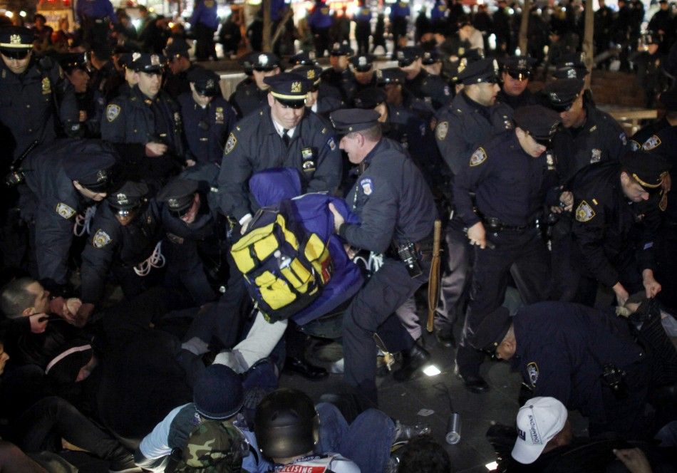 Dozens of Occupy Wall Street Protesters Arrested PHOTOS