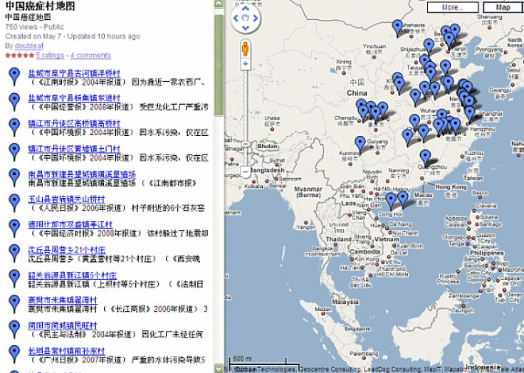 Cancer Village Map