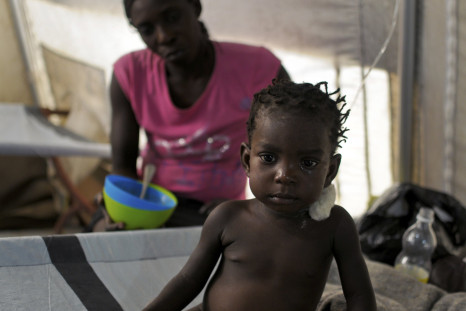 Haitian Child With Cholera