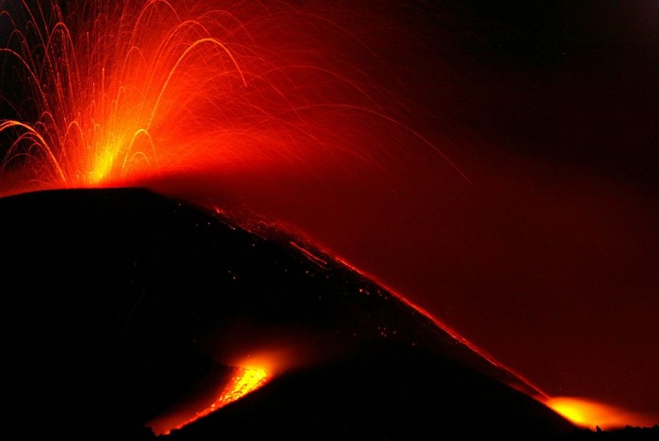 Mount Etnas Eruption in 2002