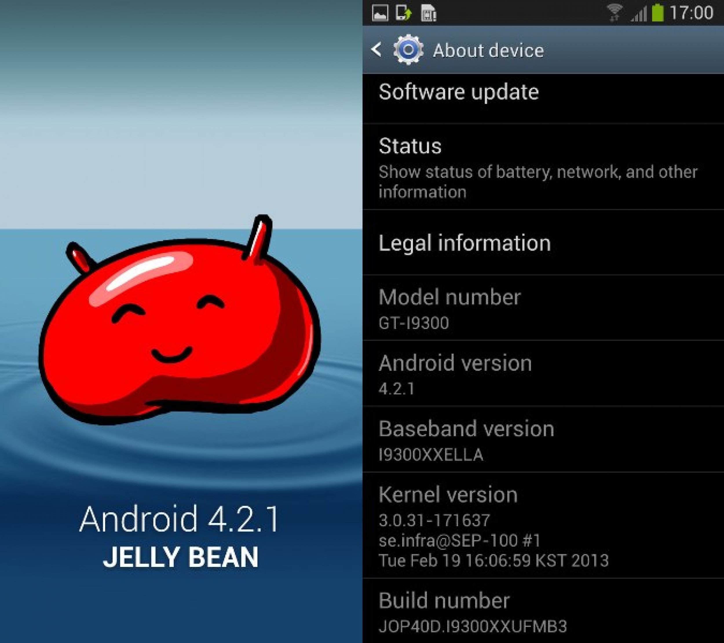 Android 4 2 1 Jelly Bean Firmware Leaked For Samsung Galaxy S3