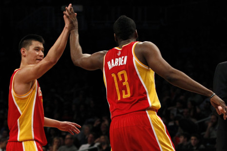 Jeremy Lin James Harden Houston Rockets