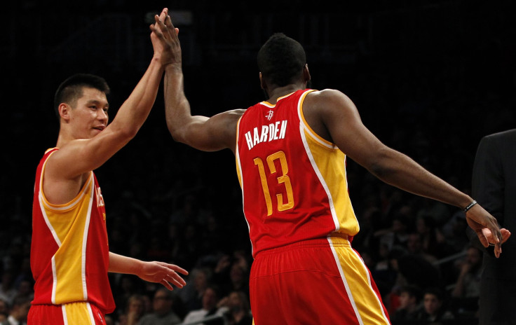 Jeremy Lin James Harden Houston Rockets