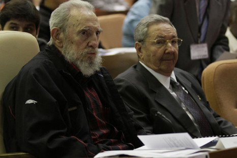 Fidel Castro and Raul Castro-Feb. 24, 2013