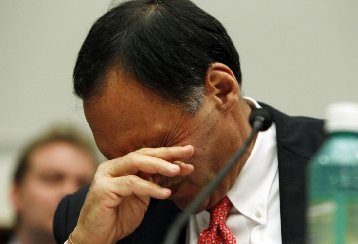 Picture of Richard Fuld, former chairman and CEO of Lehman Brothers, which collapsed months after a brief period of general optimism after the sale of Bear Stearns to JPMorgan Chase