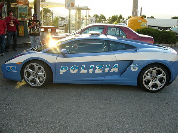 Police in Naples, Italy