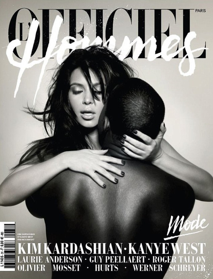 L'Officiel Hommes Cover Of Kardashian And West