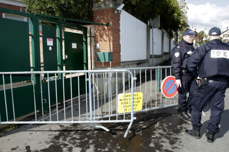 Police stand guard outside Ozar Hatorah Jewish school in Toulouse, southwestern France