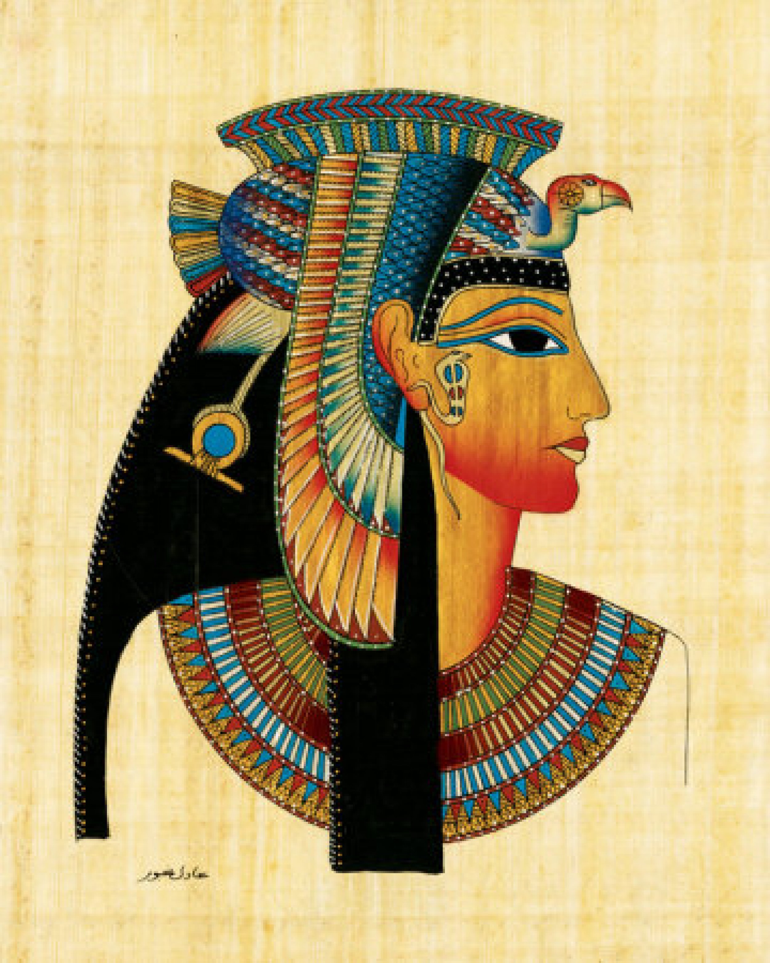 Головные уборы цариц древнего Египта