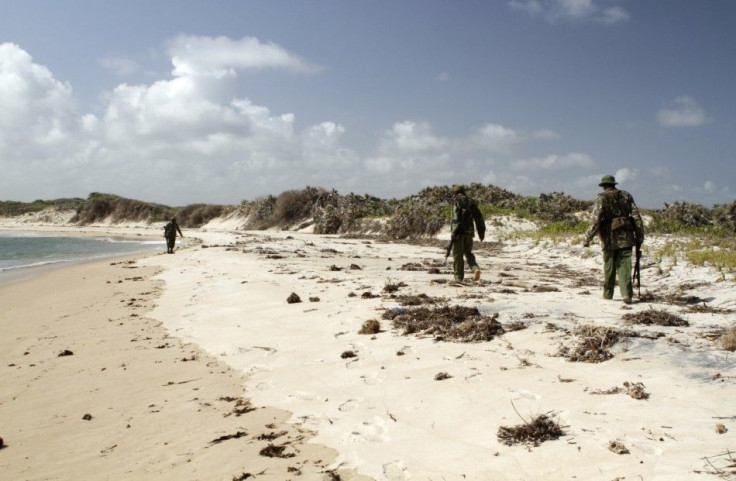 Beach at Kiwayu Safari Village Resort where kidnapping took place