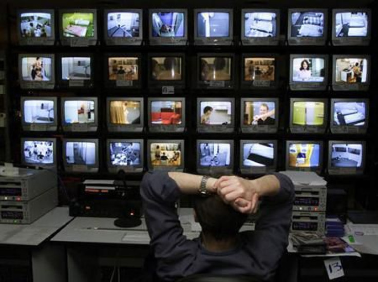 A Row of TV Monitors