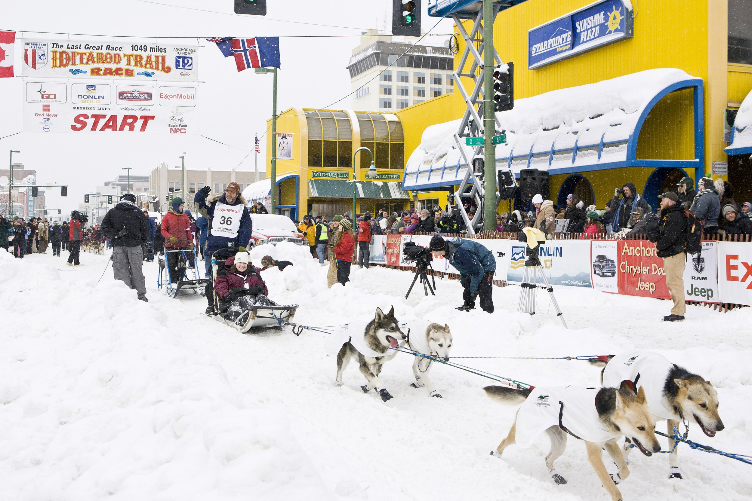 Bruce Linton, a competitor in the 40th Iditarod