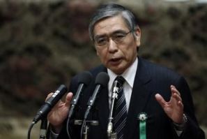 The Japan government's nominee for the Bank of Japan (BOJ) governor Haruhiko Kuroda  