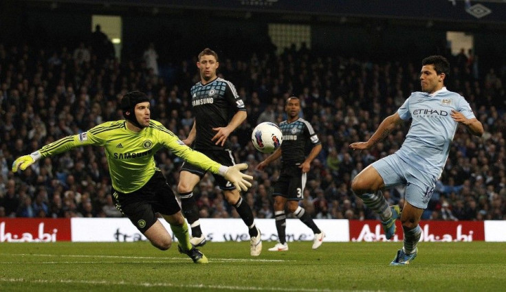 Watch highlights from Wednesday&#039;s crucial Premier League match between Manchester City and Chelsea at the Etihad.