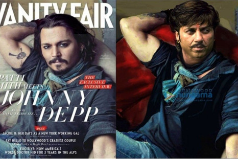 Sunny Deol’a Fresh Look Is Morphed From Johnny Depp’s Vanity Fair Photo?