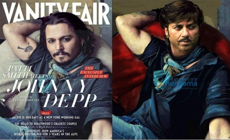 Sunny Deol’a Fresh Look Is Morphed From Johnny Depp’s Vanity Fair Photo?