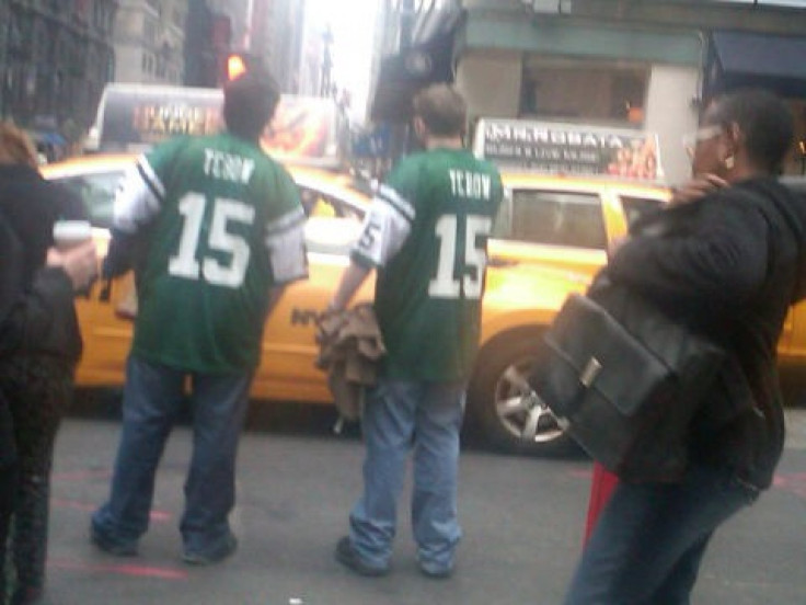 Tim Tebow Jets jerseys started popping up in New York before the deal was officially complete.