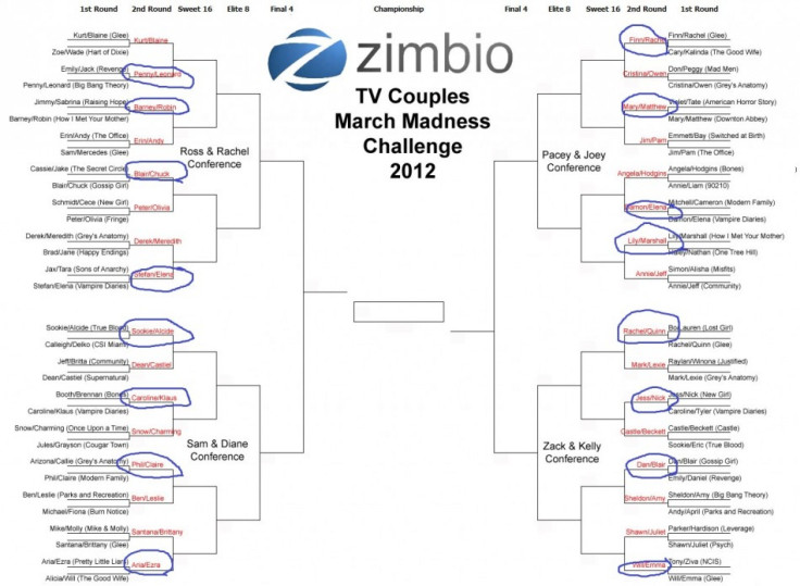 2012 TV Couples March Madness Challenge