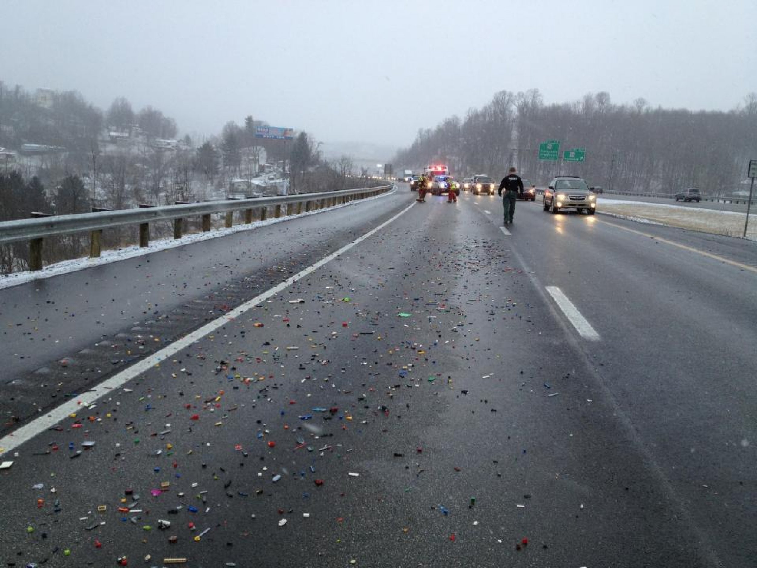 Legos Spill On Highway In West Virginia, Causes Two-Hour Traffic Jam ...