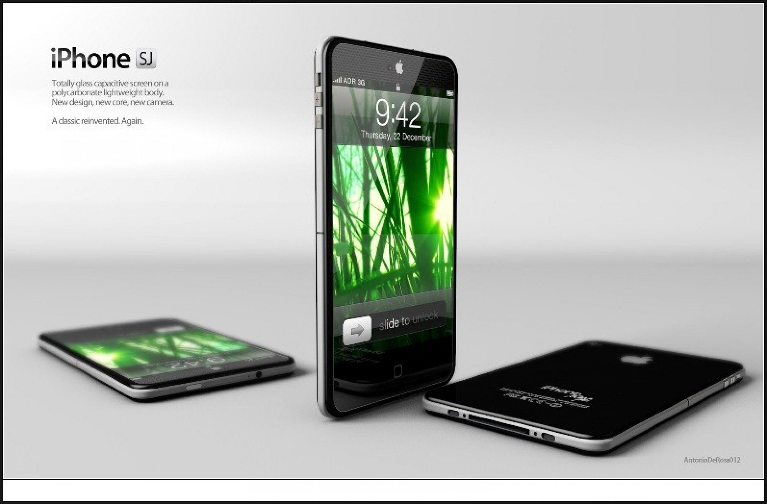 iPhone SJ Concept - Design by Antonio De Rosa of ADR Studio
