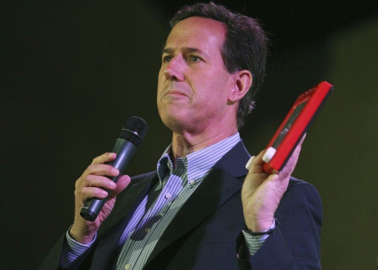Santorum: Might as Well Have Obama Over Romney