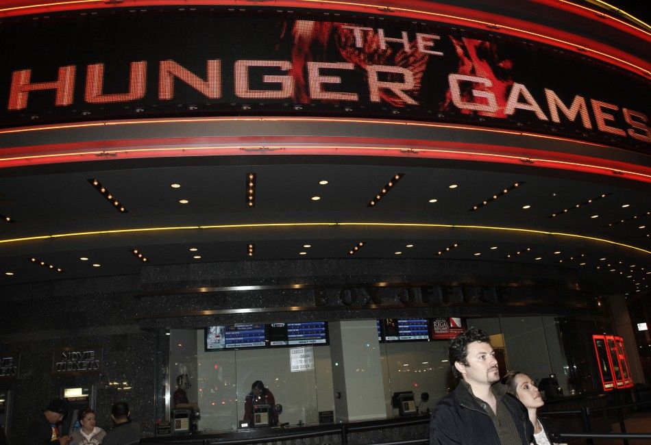 The Regal Cinemas is seen during the opening night of quotThe Hunger Gamesquot in Los Angeles, California March 22, 2012.