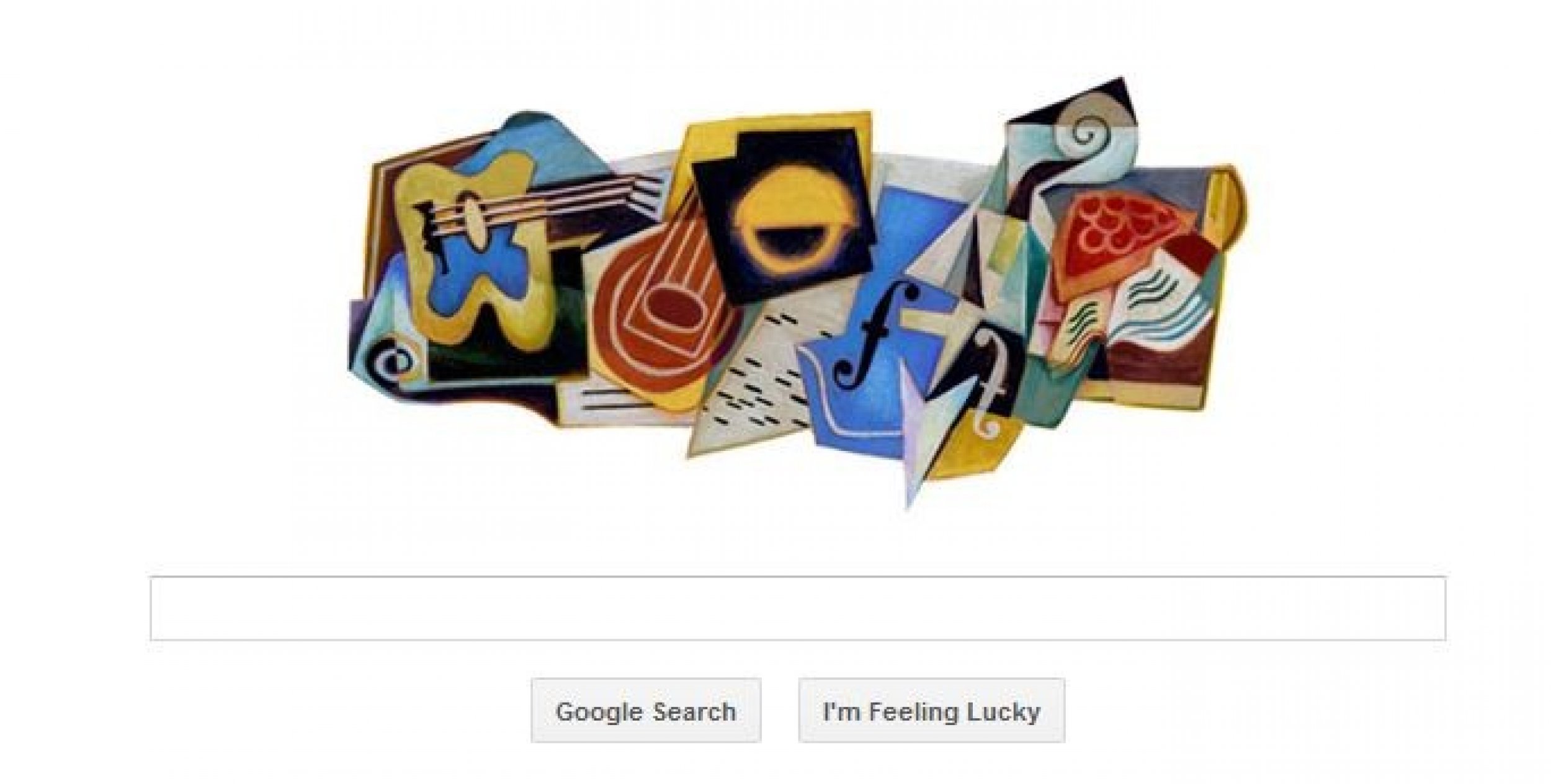 Juan Gris Google Doodle
