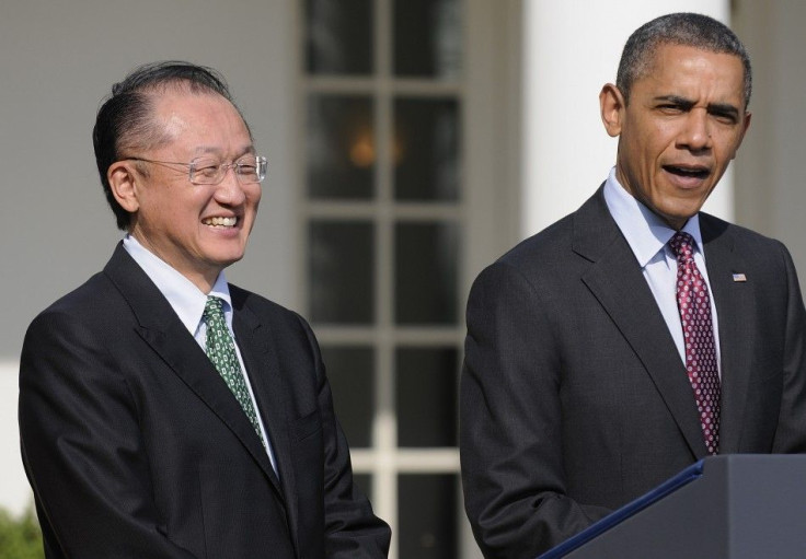 Jim Yong Kim, President Barack Obama -- White House Rose Garden, Friday, March 23, 2012