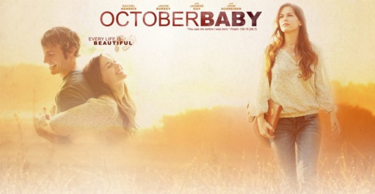 &quot;October Baby&quot; is in theaters this weekend and tells the story of a woman that sets out to find her mother after she learns that she was put up for adoption after her mother attempted to abort her pregnancy.