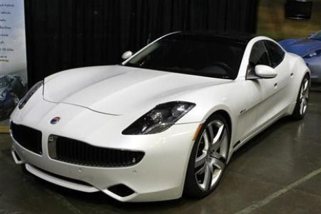 A Fisker Karma luxury plug-in hybrid car is seen at the sixth annual Alternative Transportation Expo and Conference (AltCar) in Santa Monica, California September 29, 2011.
