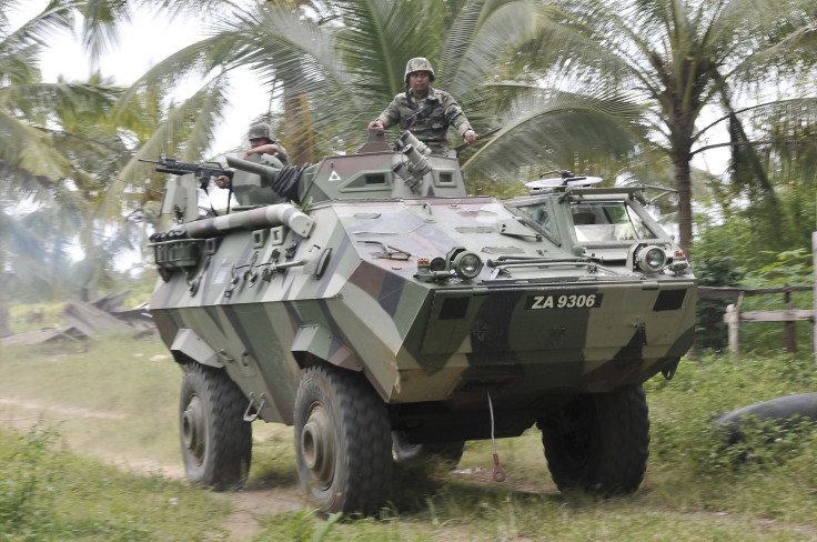 Malaysian soldiers in Sabah, Borneo