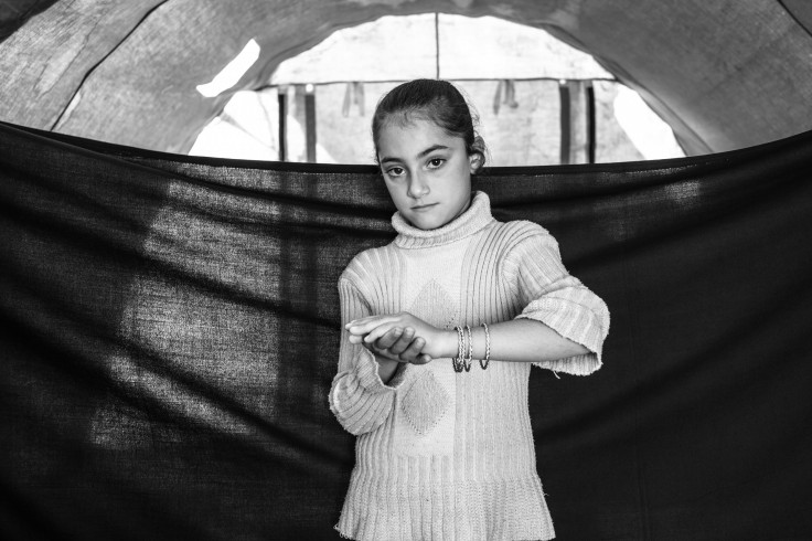 Syrian Refugee Girl With Her Bracelets