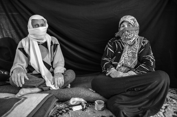 Elderly Syrian Refugee Married Couple