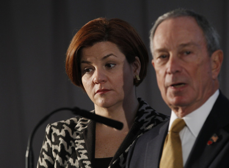 Christine Quinn and Mike Bloomberg