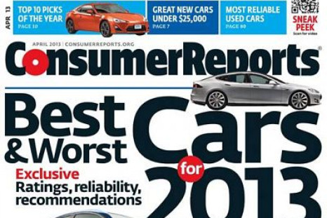 Consumer Reports April 2013 Cover