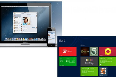 OX X Mountain Lion and Windows 8