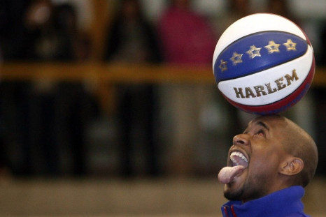 The Harlem Globetrotters accomplish some incredible things, but a dunk without jumping is a first.
