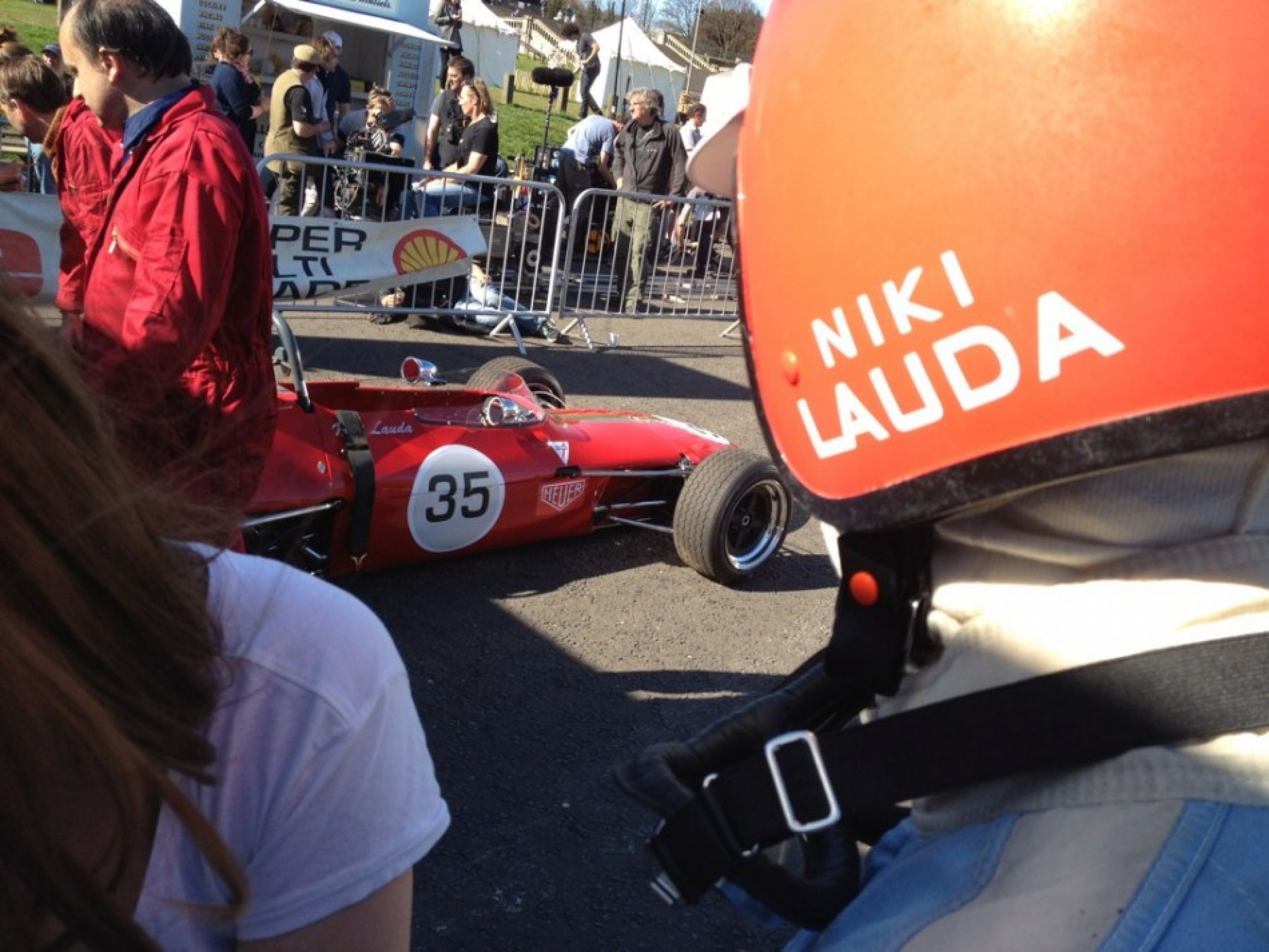 A helmet for Niki Lauda.