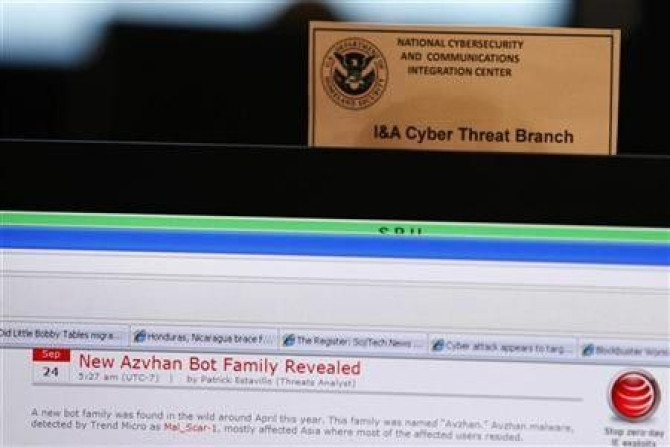 A work station is pictured at the U.S. Department of Homeland Security&#039;s National Cybersecurity & Communications Integration Center (NCCIC) located just outside Washington in Arlington, Virginia September 24, 2010.