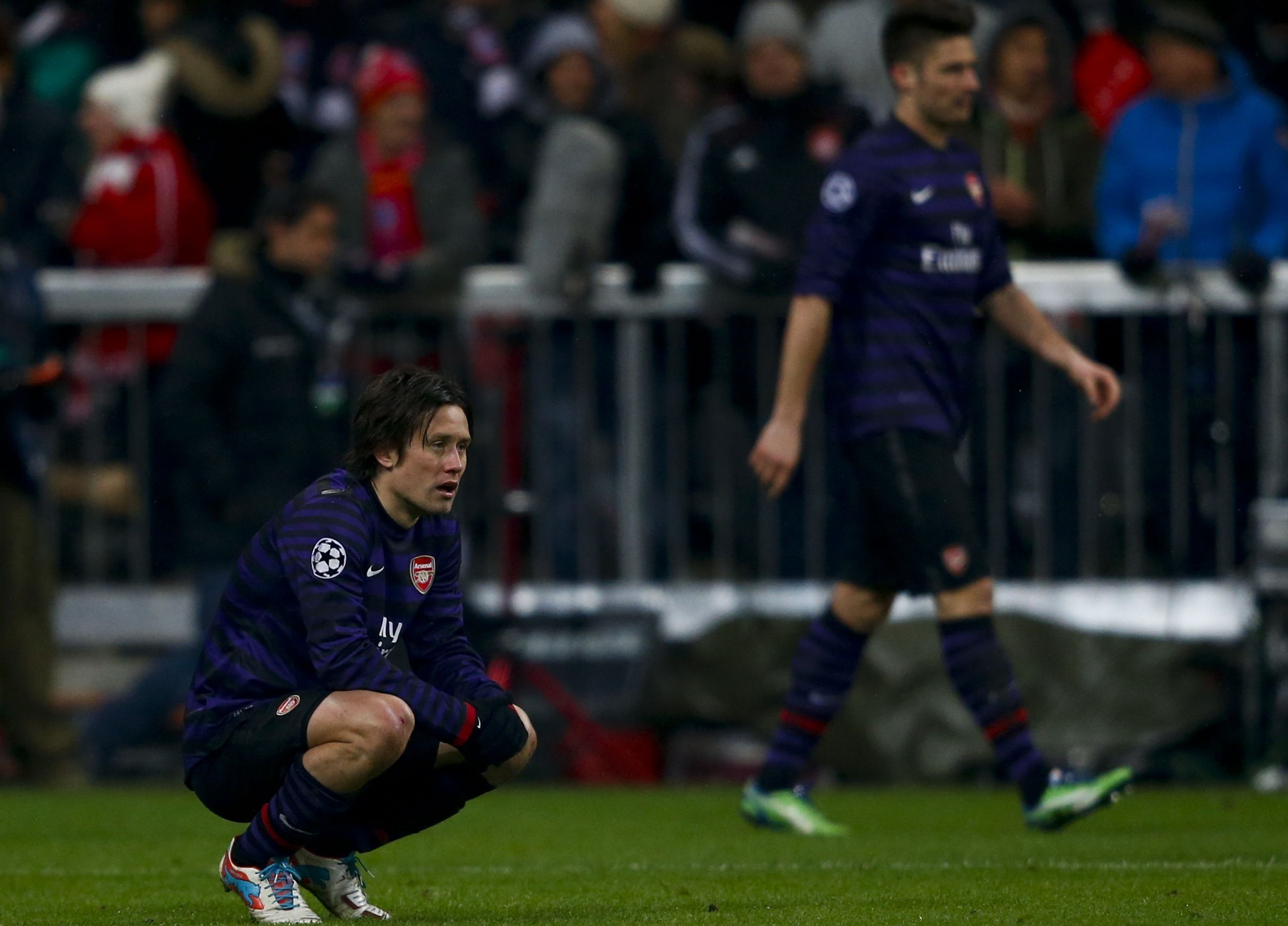 Video Arsenal 2 0 Bayern Munich 3 3 Agg Highlights Arsenal Just