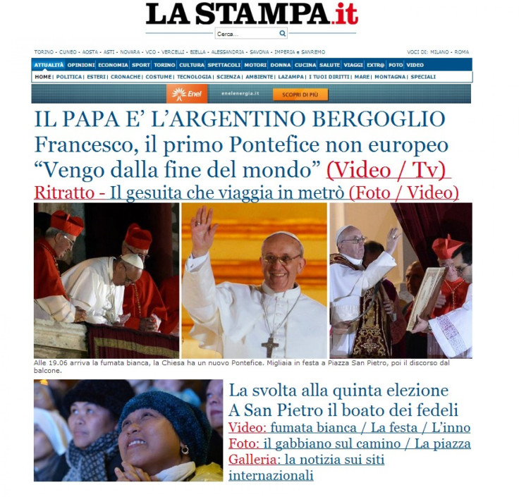 Pope Francis Headline