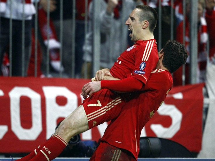 Bayern Munich's Franck Ribery will be in action against his former side Marseille in the first-leg of the Champions League quarter-final on Wednesday