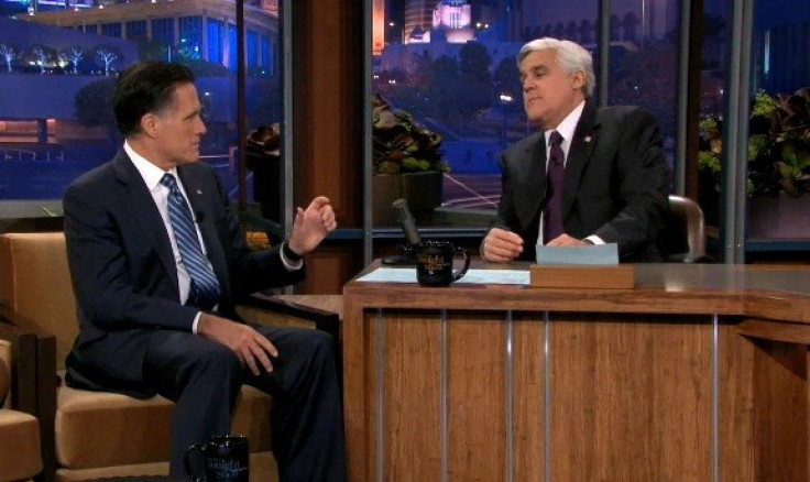 Mitt Romney Jay Leno Show