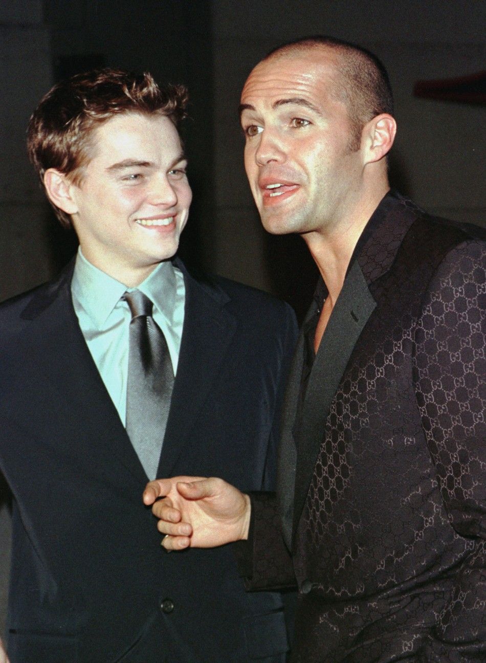 Actors Leonardo DiCaprio L and Billy Zane pose as they arrive for the premiere of their new film quotTitanicquot December 14 at Manns Chinese Theatre in Hollywood. quotTitanicquot directed and produced by James Cameron cost 200 million to prod