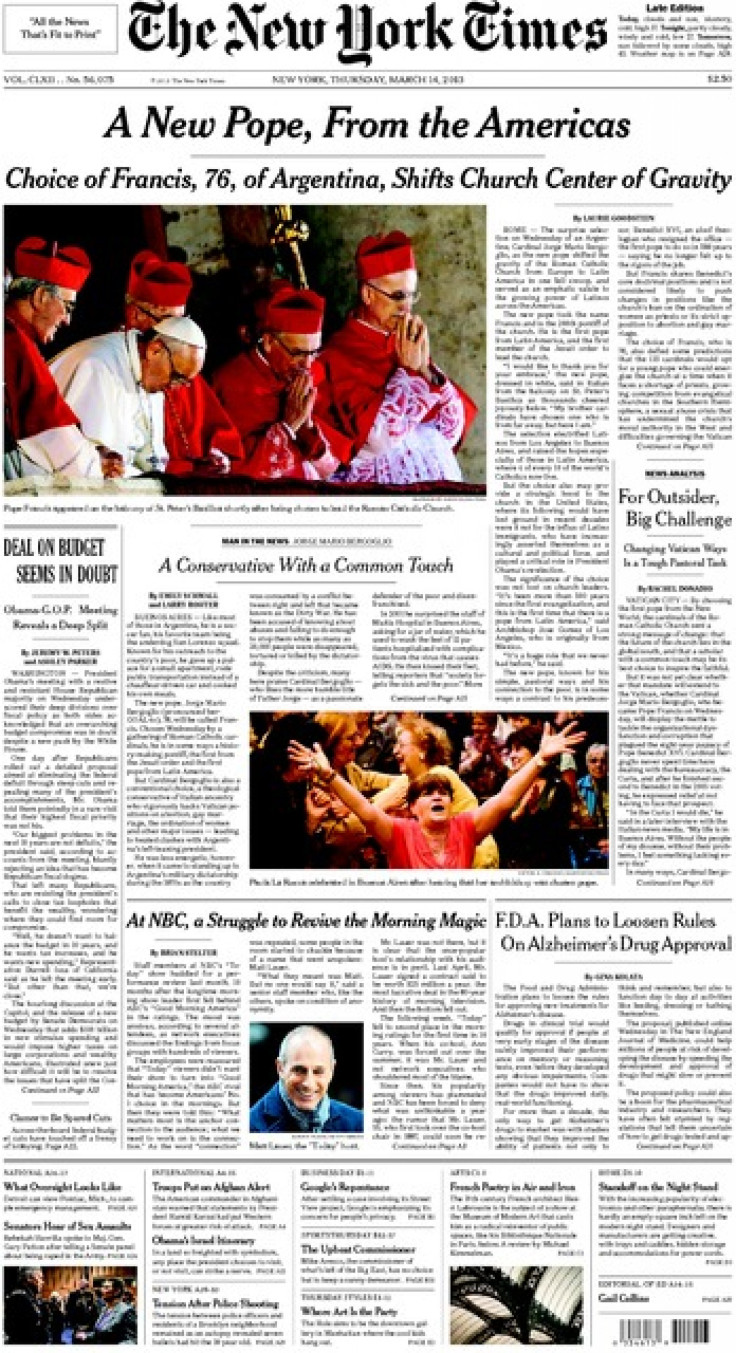 New York Times Cover