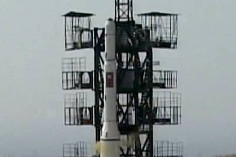 A Taepodong-2 rocket is launched from the North Korean rocket launch facility in Musudan Ri in 2009.
