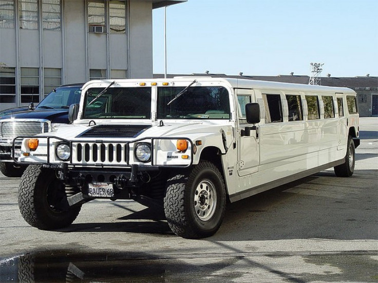 A Stretch Hummer H2 Limo.