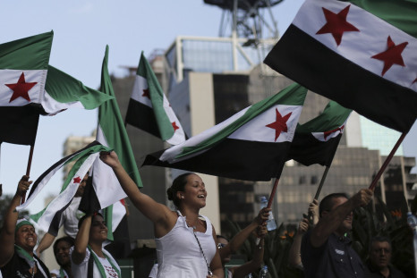 Syria protest in Brazil