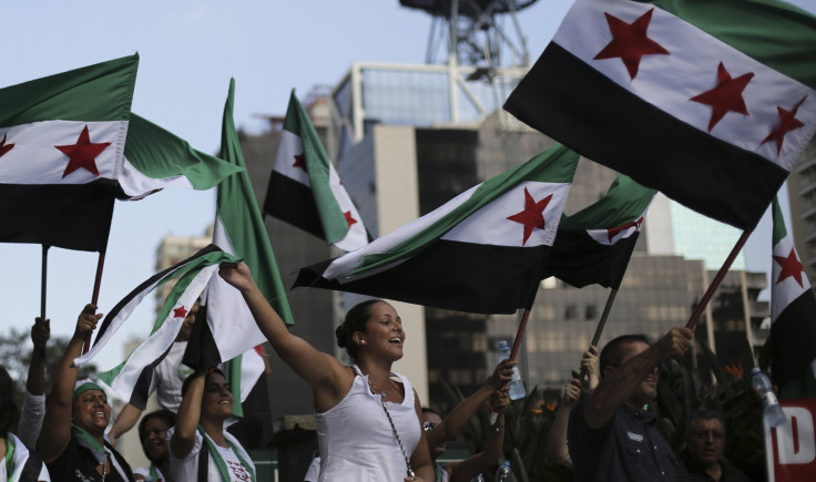 Syria protest in Brazil